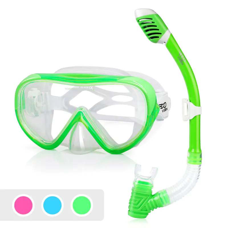 Snorkeling Set With Diving Fins For Kids