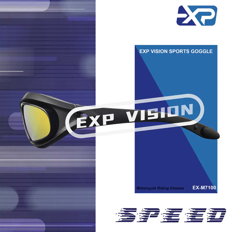 Motorcycle Cycling Glasses With Interchangeable Lens